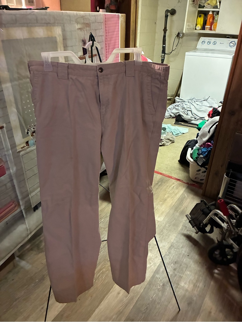 Men's Straight-Leg Casual Pants in Light tan